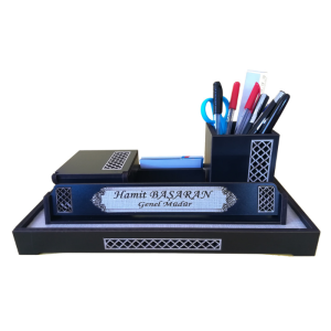 Ofis Masa Üstü Lüks Kalemlik Seti