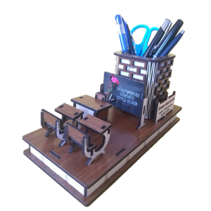 Minyatür Sınıf Tasarımlı Kişiye Özel Masa Üstü Seti